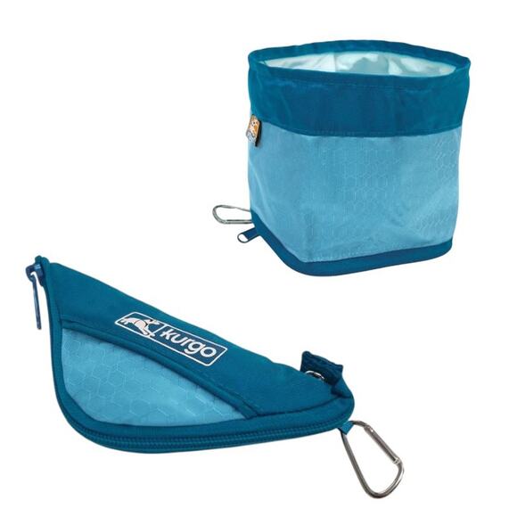 Kurgo Zippy Bowl Collapsible‎ Travel Dog Bowl Pet Food Water Bowl Portable NEW - Picture 1 of 5